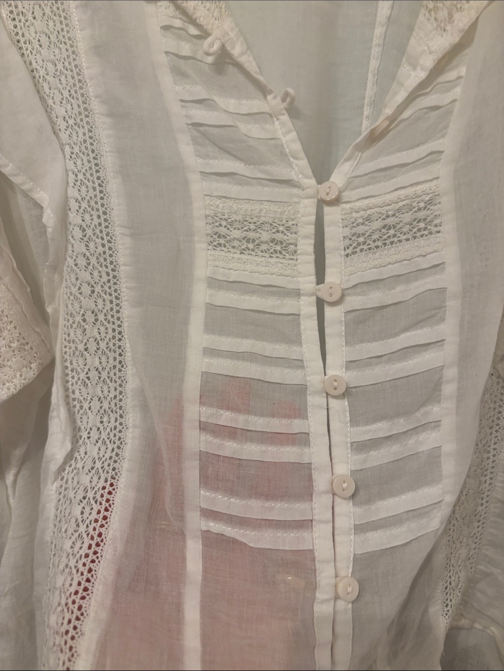 Mango white button down. Size M - Picture 3 of 8